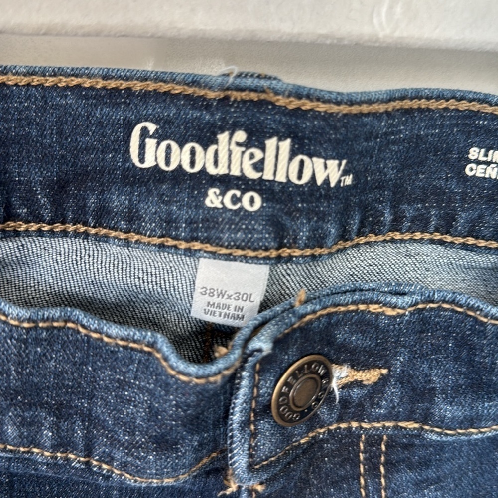 Goodfellow & Co Total Flex Slim Straight Denim! NWOT - Picture 5 of 8